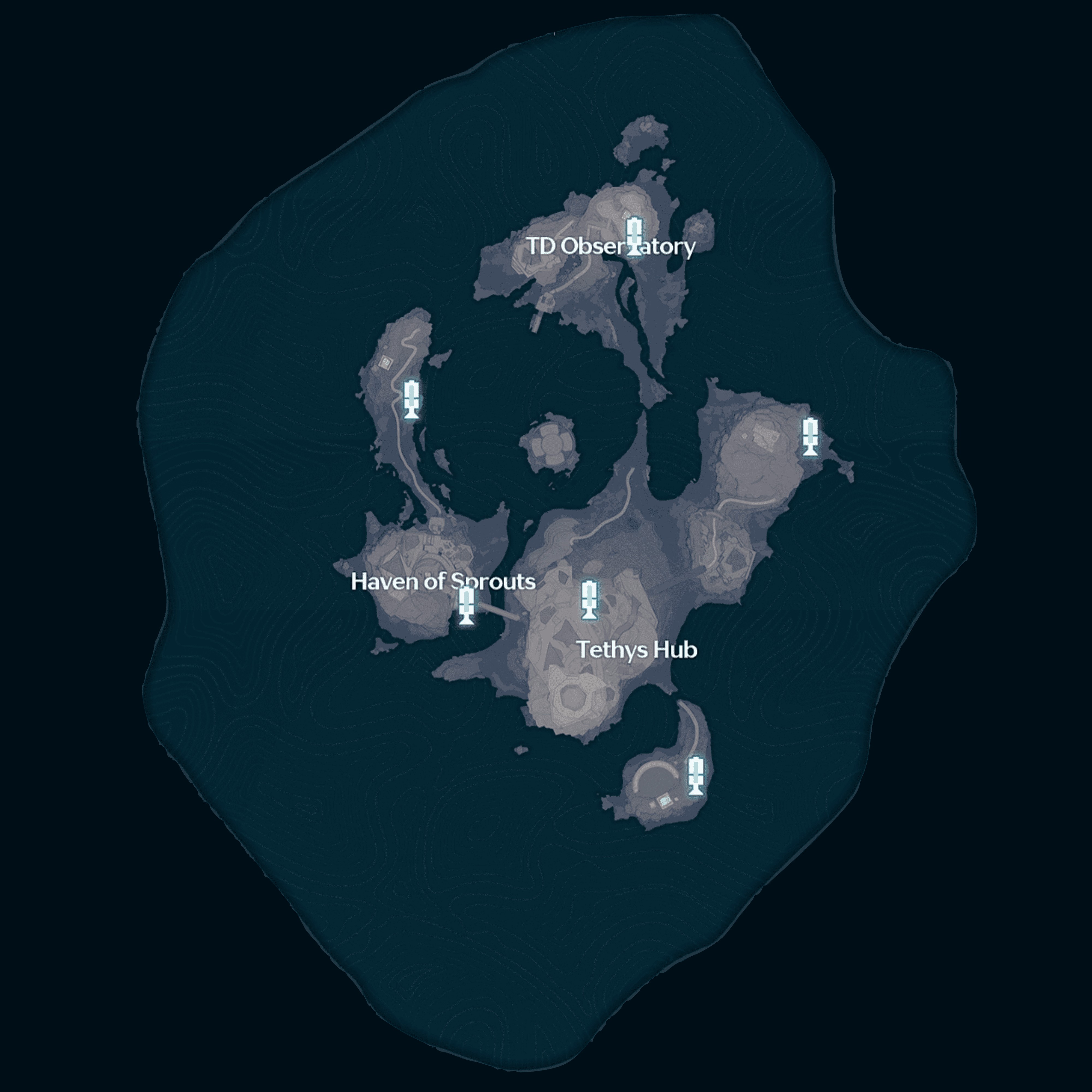 Black Shores Map